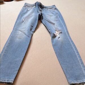 Joes distressed skinny light Blue Denim Jeans